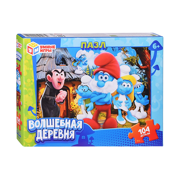 Пазлы 104 "Волшебная деревня" Пазлы 104 "Волшебная деревня"