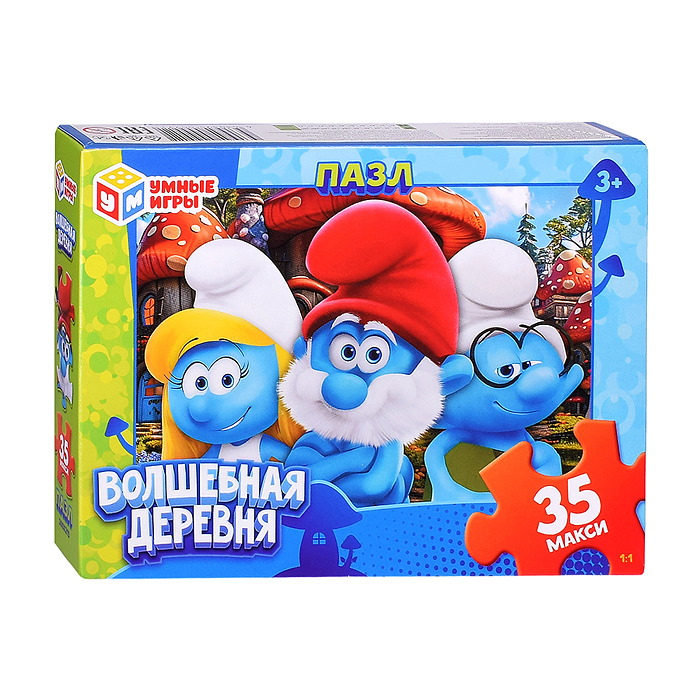Пазлы 35 Макси "Волшебная деревня" Пазлы 35 Макси "Волшебная деревня"