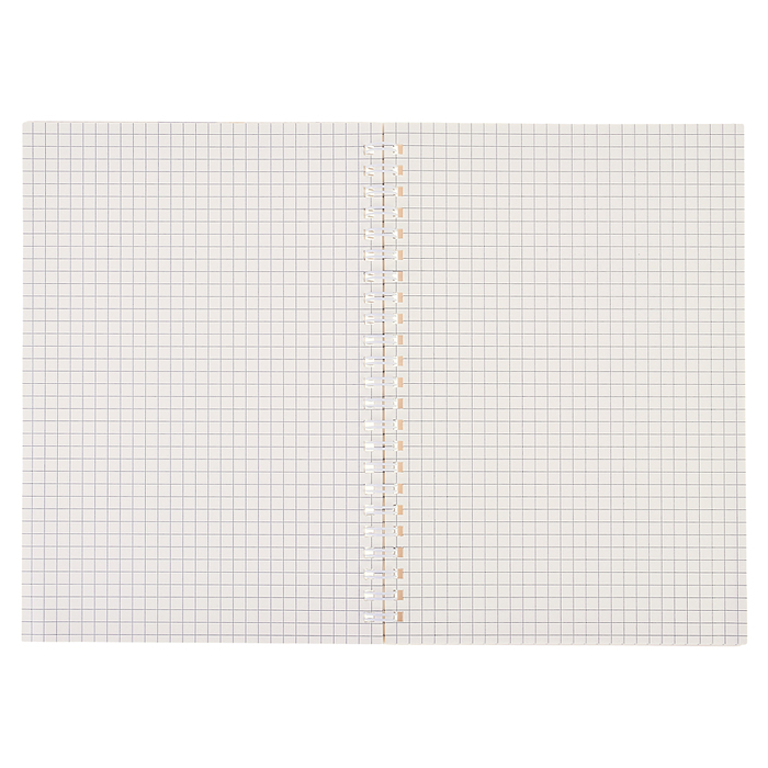 Блокнот 48 л., клетка 15.5х21 см "FLOWERS" картонная обложка