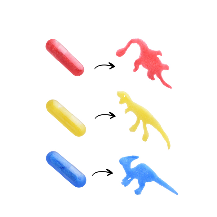 Игра-розыгрыш 11-0026 "Капсулы с динозавром"