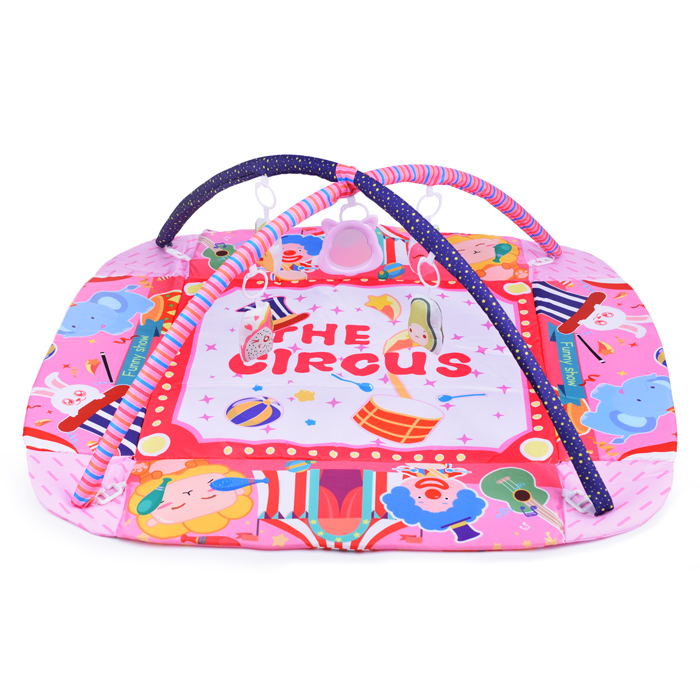 Фото к товару Детский развивающий коврик 668-147 "Цирк" с бортиками и шариками, в коробке Детский развивающий коврик 668-147 "Цирк" с бортиками и шариками, в коробке