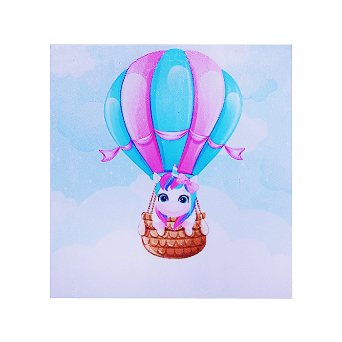 Мозаика 00-4391 "Единорожка на воздушном шаре" 20*20см