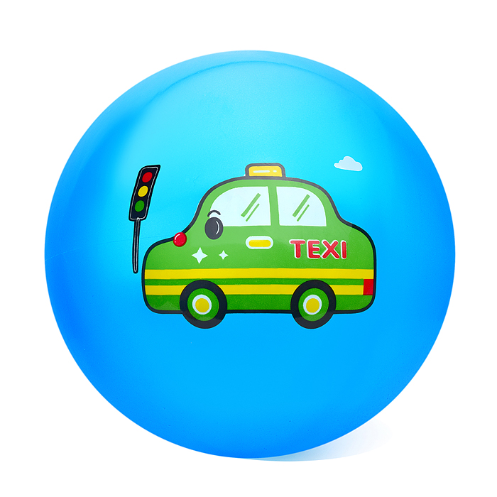 Мяч надувной PVC 00-3981 "Важный транспорт" 22,5 см., 60 гр. (цвет микс)