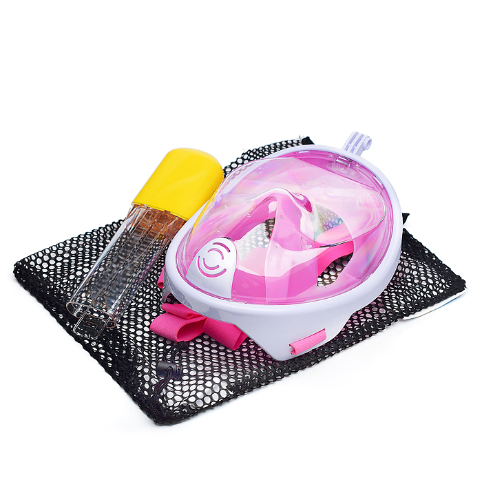 Маска для плавания 00-4083 и снорклинга с креплением для камеры