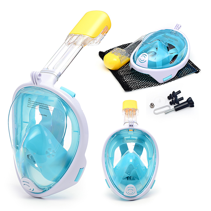 Маска для плавания 00-4083 и снорклинга с креплением для камеры