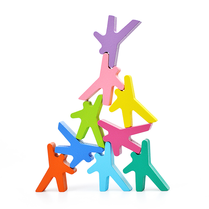 Развивающая игра "Башня гимнасты" 