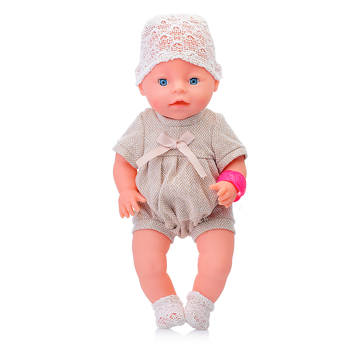 Фото к товару Пупс YL2340E-G "Алиса" с аксессуарами, в коробке Пупс YL2340E-G "Алиса" с аксессуарами, в коробке