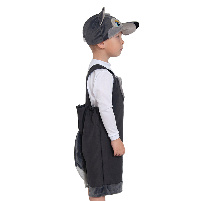 Фото к товару Изделие швейное "Набор карнавальный "Волчонок" ткань-плюш (3-6 лет, рост 98-116 см) Изделие швейное "Набор карнавальный "Волчонок" ткань-плюш (3-6 лет, рост 98-116 см)