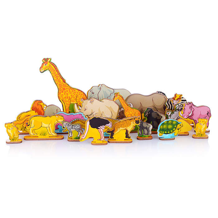 Фото к товару 3D Развивающая доска "Водопой на Лимпопо" (Африка,47 дет.) 37х1х31 3D Развивающая доска "Водопой на Лимпопо" (Африка,47 дет.) 37х1х31