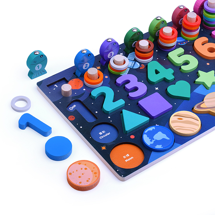 Фото к товару Игра развивающая D1634 "Космический счет" Игра развивающая D1634 "Космический счет"