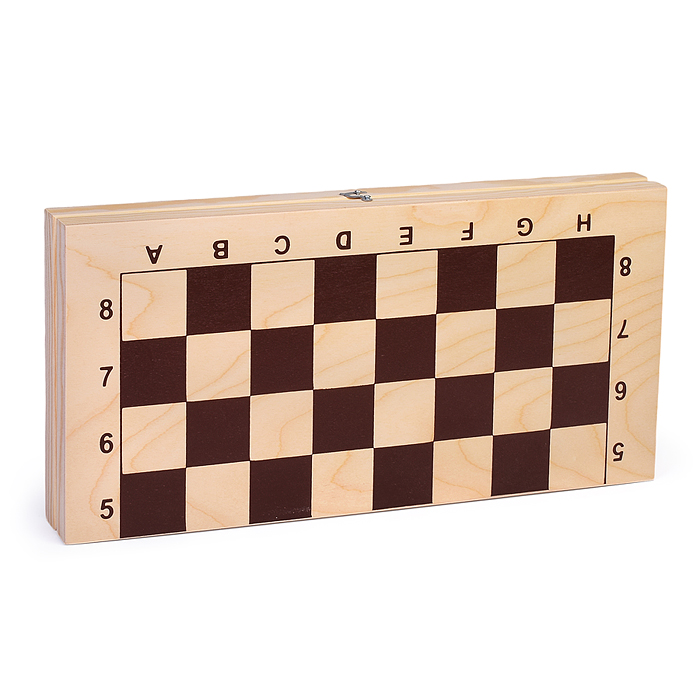 Шахматы гроссмейстерские пластиков с деревянной доской (фигуры пластик) высота короля 105мм, пешки 