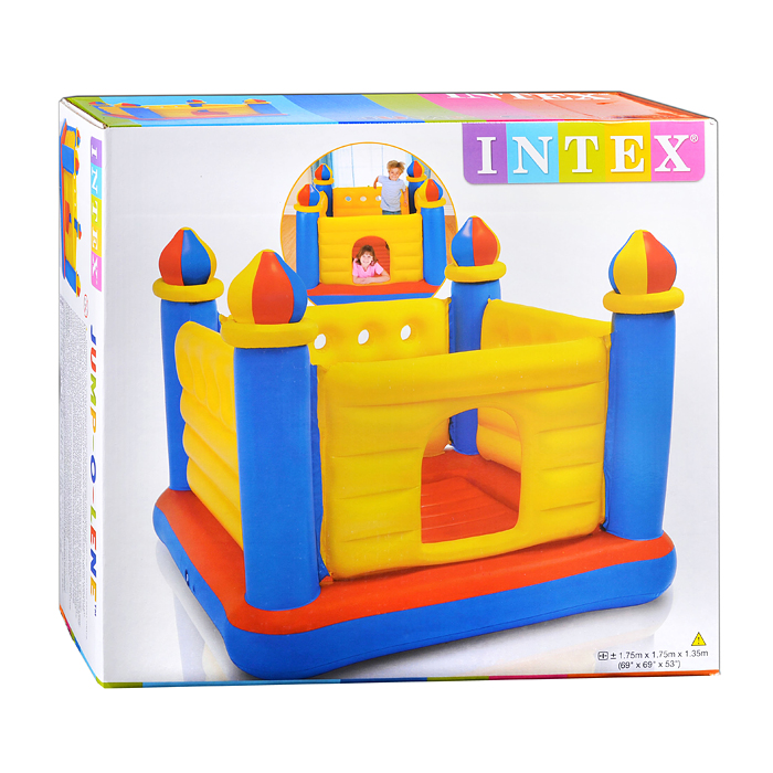 Игровой центр, батут «Замок», 175 х 175 х 135 см, от 3-6 лет, 48259NP INTEX