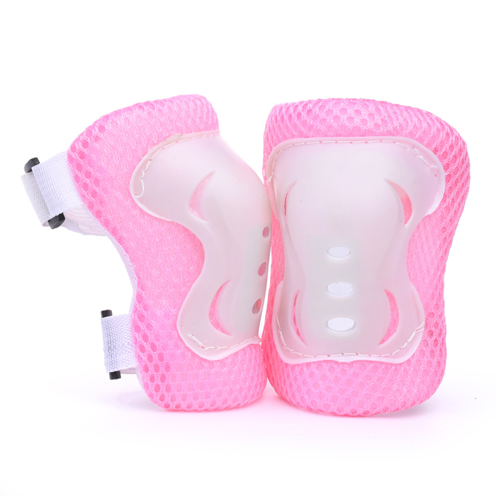 Набор защиты для катания U026163Y (цвет бело/розовый)