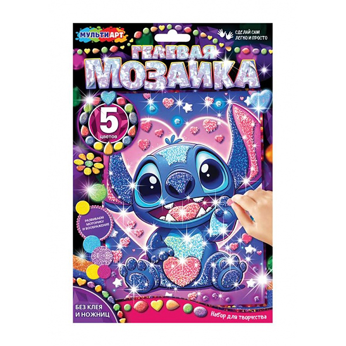 Гелевая мозаика 17x23 см. "Монстрик" Гелевая мозаика 17x23 см. "Монстрик"