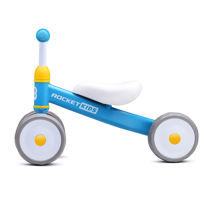 Фото к товару Беговел трехколесный Rocket 134-BL, колеса EVA, цвет синий Беговел трехколесный Rocket 134-BL, колеса EVA, цвет синий