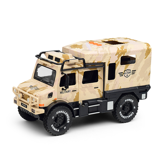 Машина RJ6897 "Военный броневик" (свет, звук) в коробке