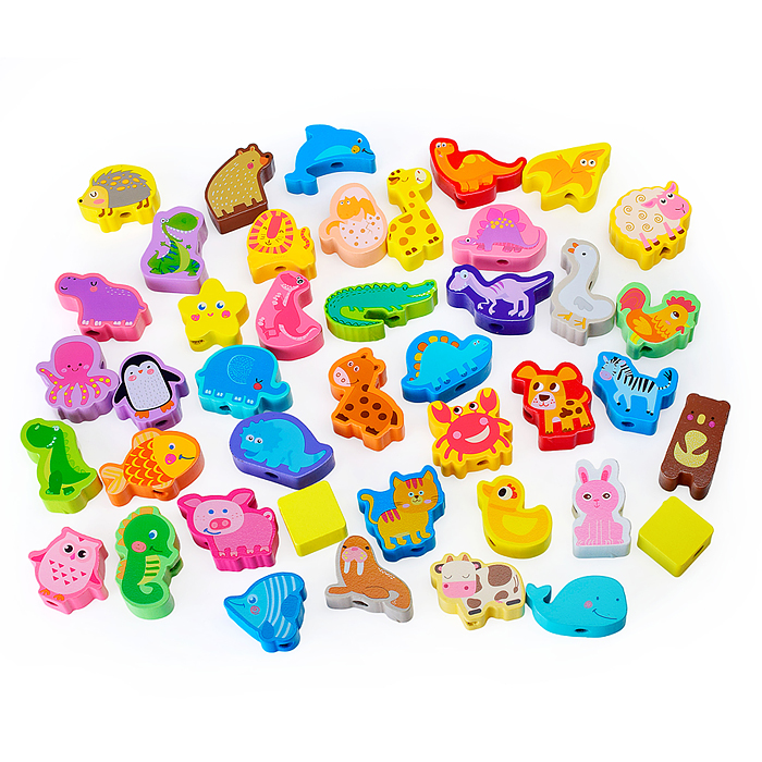 Шнуровка D1606-1 "В мире животных" 42 предмета