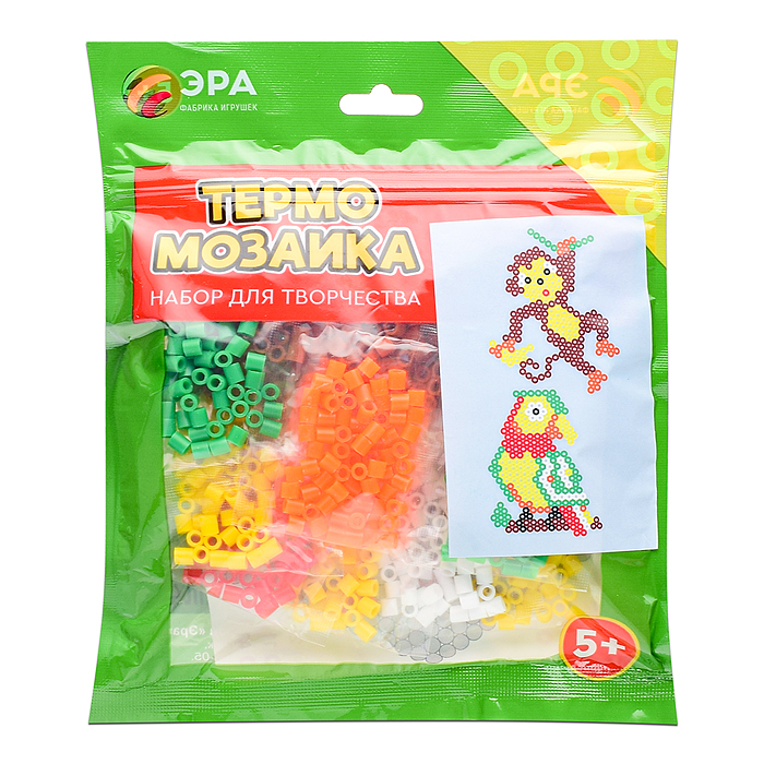 Игра "Термомозаика" т.21 исп. 7 "Обезьянка и попугай"