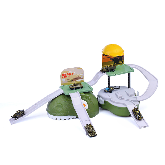 Фото к товару Автотрек 6624 "Дино: хранитель машин" в коробке Автотрек 6624 "Дино: хранитель машин" в коробке