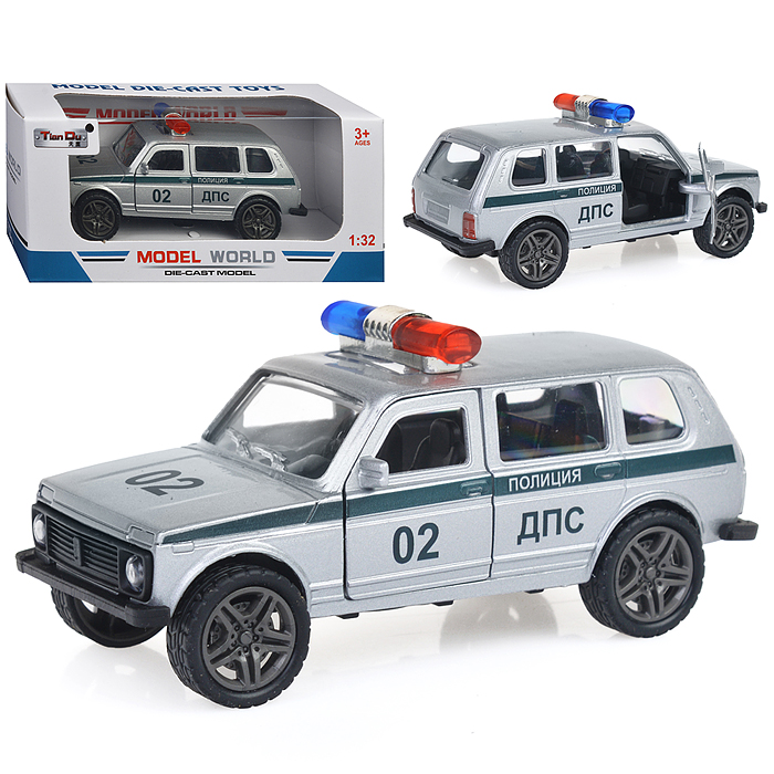 Фото к товару Машина F1132-3M "Важные службы" метал., в коробке Машина F1132-3M "Важные службы" метал., в коробке