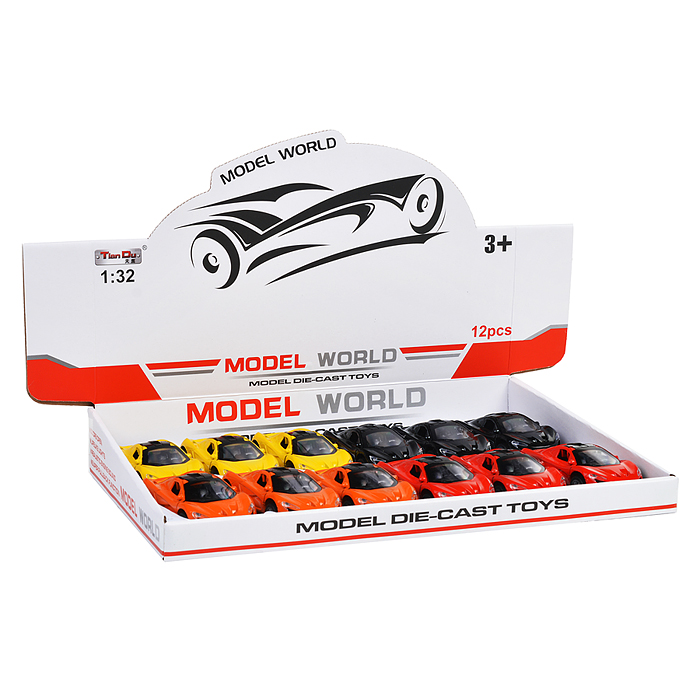 Машина F1112-2M "Супергонщик" металл., в дисплее