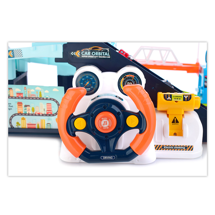 Паркинг T103-55Y "Городская автостоянка с рулем" в коробке