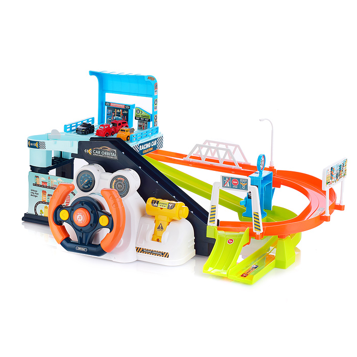 Паркинг T103-55Y "Городская автостоянка с рулем" в коробке