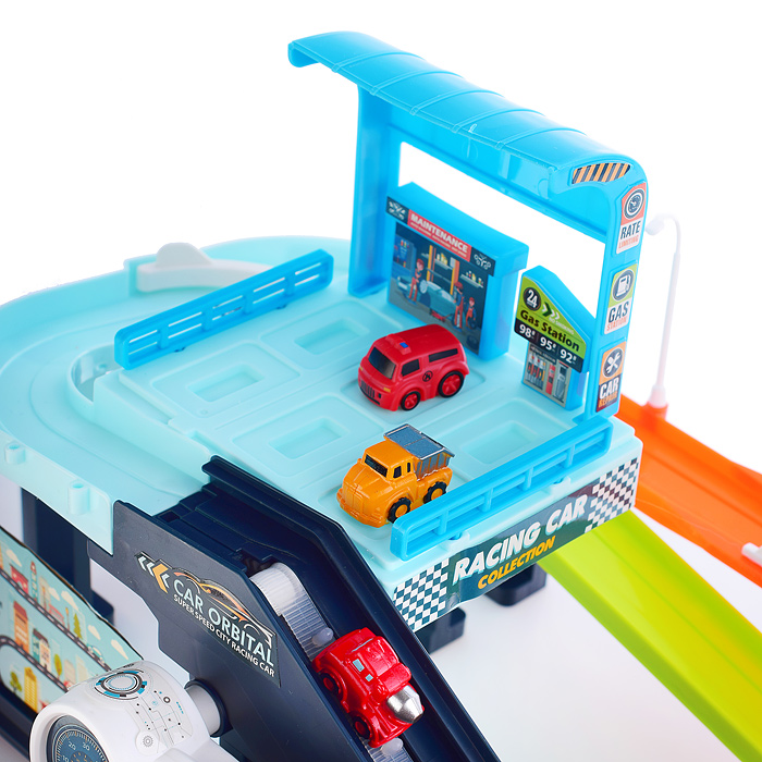 Паркинг T103-55Y "Городская автостоянка с рулем" в коробке