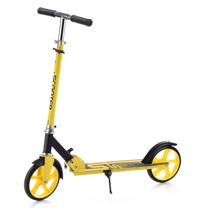 Самокат U038447Y 2-х кол., желтый, PU/ 200 мм, ABEC 7, в коробке
