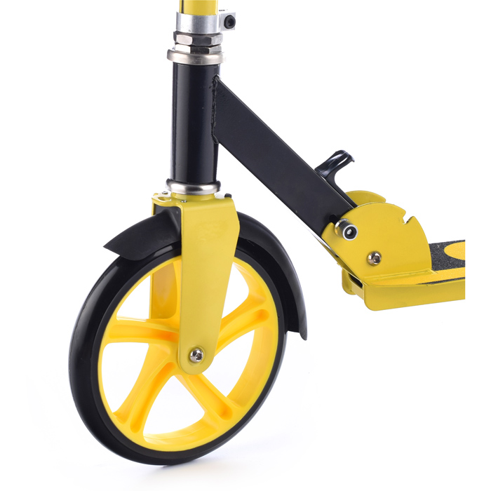 Самокат U038447Y 2-х кол., желтый, PU/ 200 мм, ABEC 7, в коробке