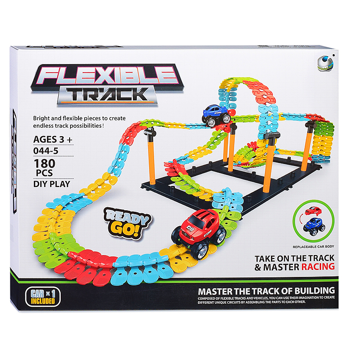 Фото к товару Автотрек гибкий 044-5 "Ready Go!" в коробке Автотрек гибкий 044-5 "Ready Go!" в коробке