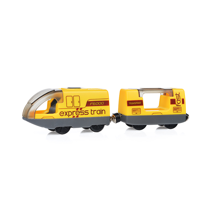 Фото к товару Поезд AU8885 "Exspress train" желтый, в коробке Поезд AU8885 "Exspress train" желтый, в коробке