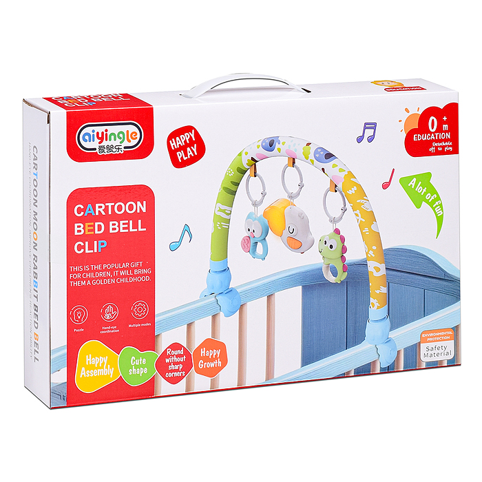 Фото к товару Мобиль 368-51 "Веселые зверюшки" в коробке Мобиль 368-51 "Веселые зверюшки" в коробке