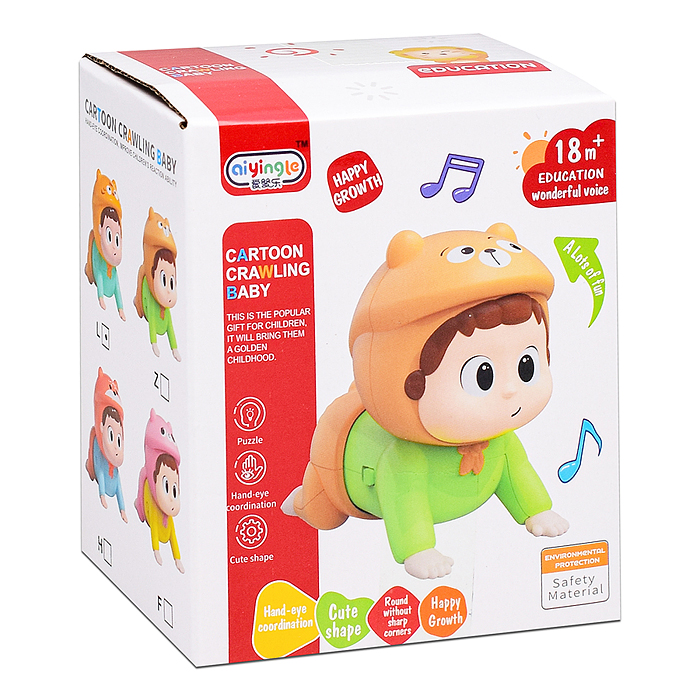 Игрушка развивающая 368-46L "Музыкальный пупс" в коробке