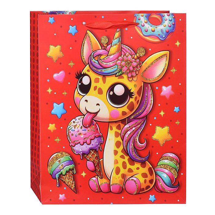 Фото к товару Пакет подарочный 00-6298 "Вкусное день рождения" 26*32*10,5 см. Пакет подарочный 00-6298 "Вкусное день рождения" 26*32*10,5 см.