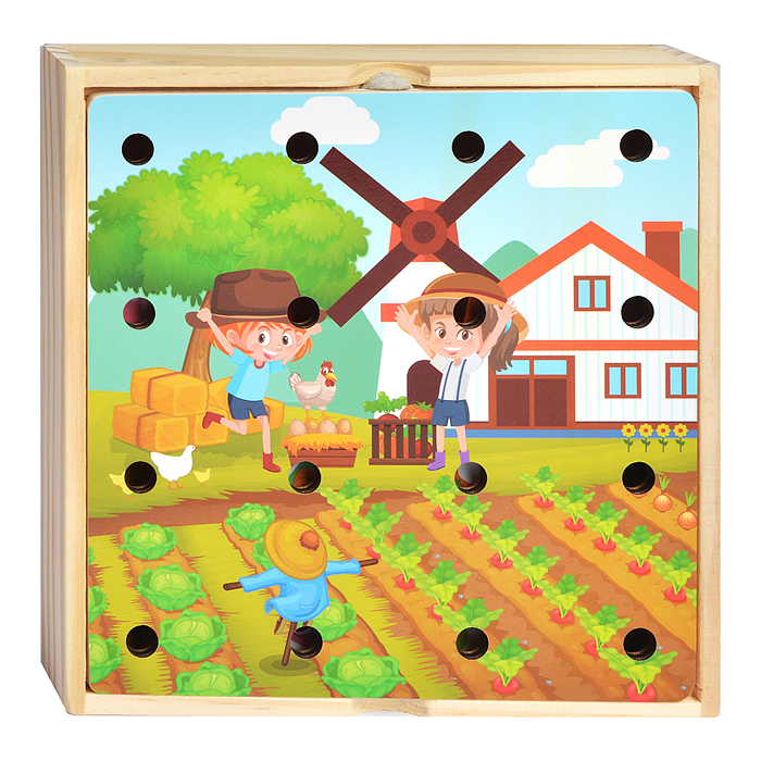 Игра логическая D1827 "Фрукты и овощи" 