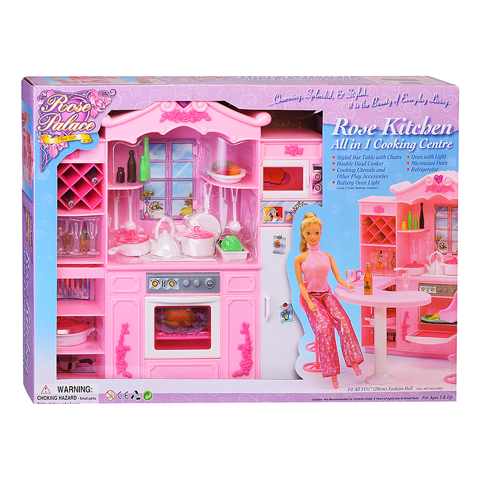 Набор мебели для кукол 2616 "Кухонный уголок" в коробке