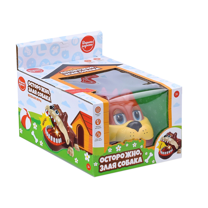Настольная игра UT0069 "Осторожно, злая собака" в коробке