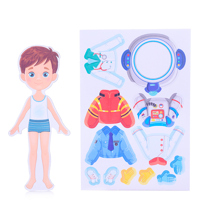 Магнитная игра-одевашка "Профессии"