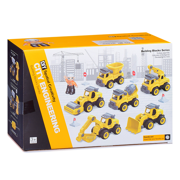 Фото к товару Конструктор LM8013-DY-1 "Стоительная техника" в коробке Конструктор LM8013-DY-1 "Стоительная техника" в коробке