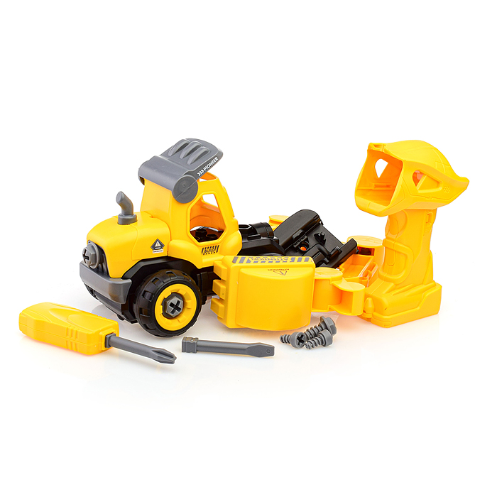 Конструктор LM8011-DY-1 "Стройтехника" в коробке