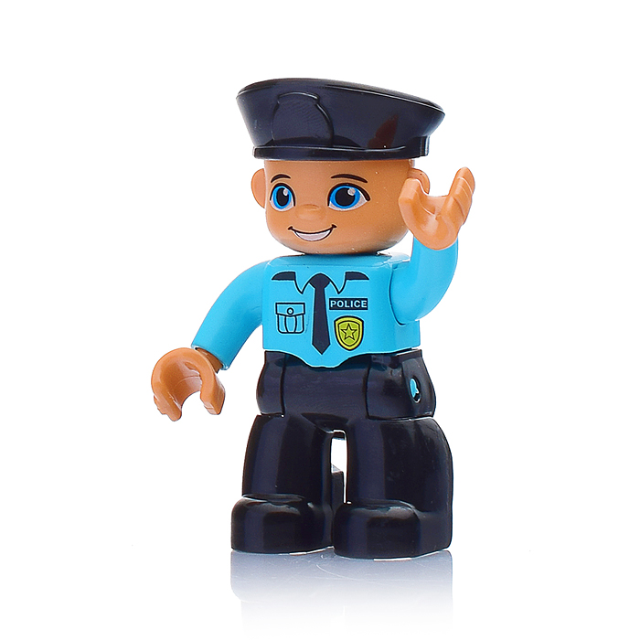 Конструктор LM8023/24-SY-2 "Городская служба" синий, в коробке