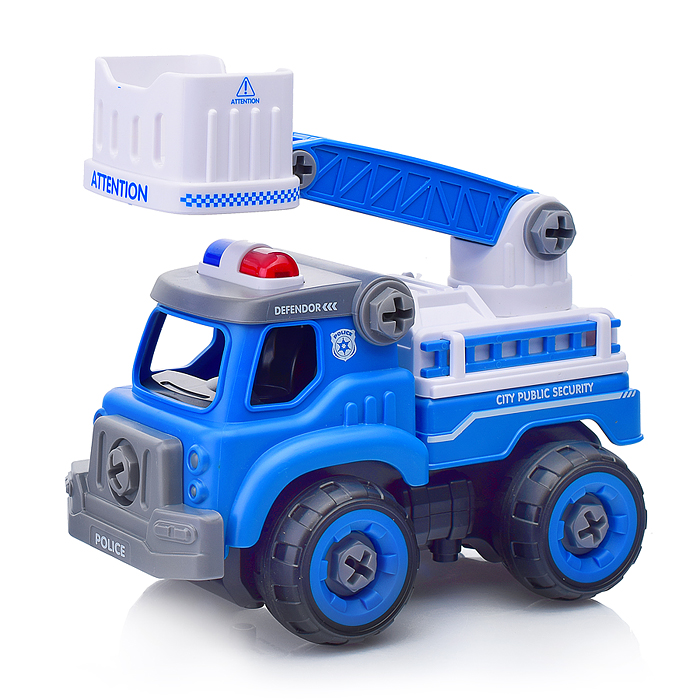 Конструктор LM8023/24-SY-2 "Городская служба" синий, в коробке