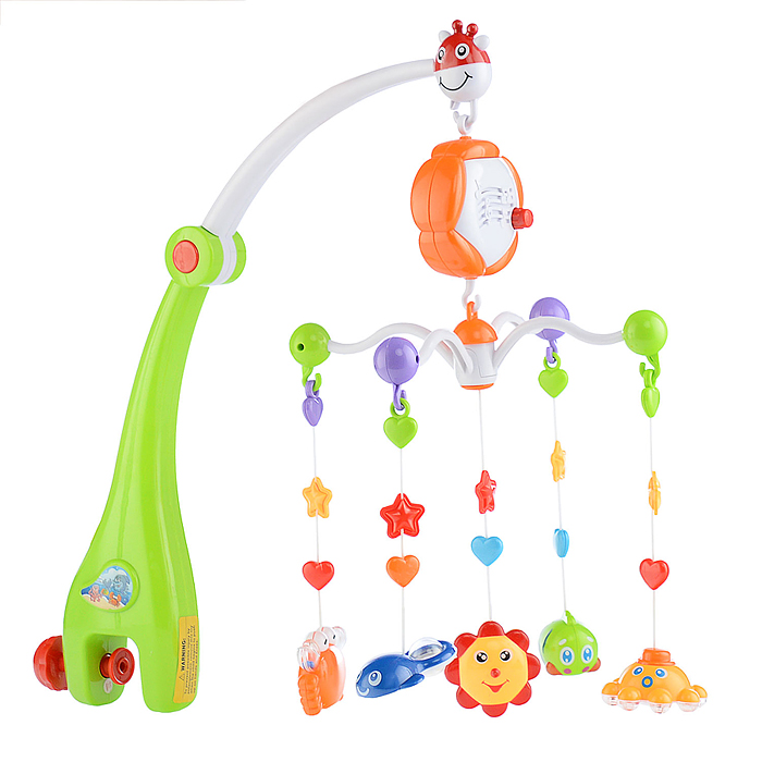 Фото к товару Мобиль музыкальный "Морские друзья" в коробке Мобиль музыкальный "Морские друзья" в коробке