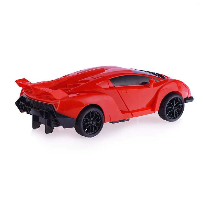 Фото к товару Трансформер Робот-машина Краш, инерц. механизм, красный Трансформер Робот-машина Краш, инерц. механизм, красный