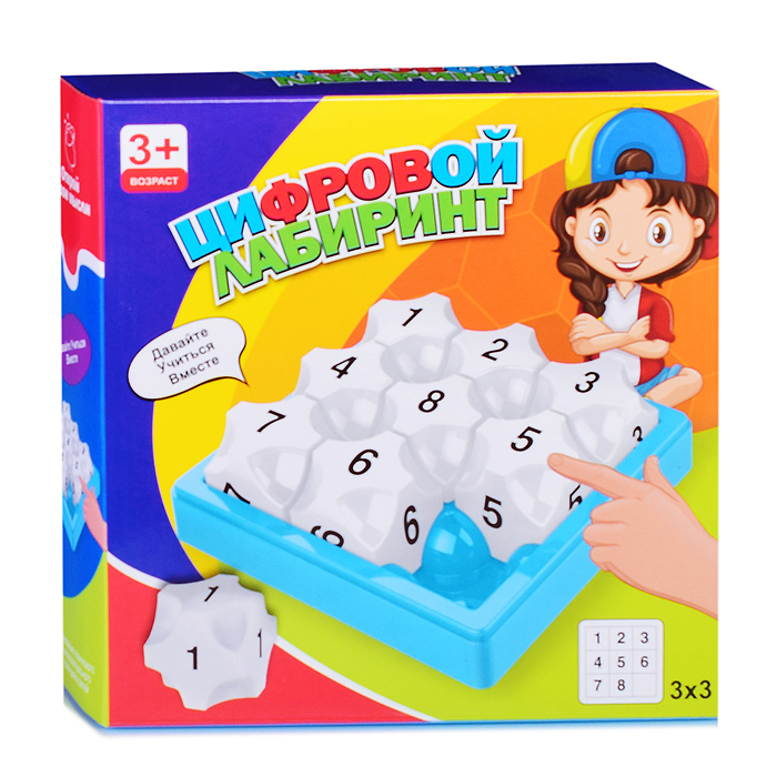 Настольная игра 014 "Цифровой лабиринт" в коробке