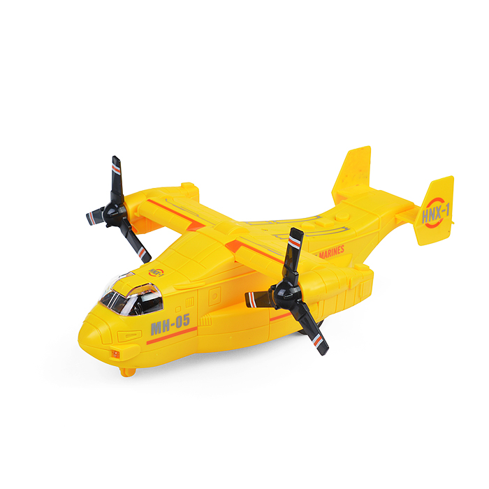 Самолет WY490B "Армия" 1:16 (свет/звук) в коробке