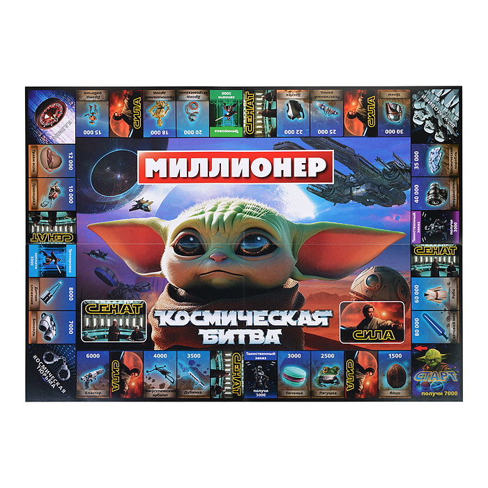 Космическая битва. Миллионер. Настольная бизнес-игра. 