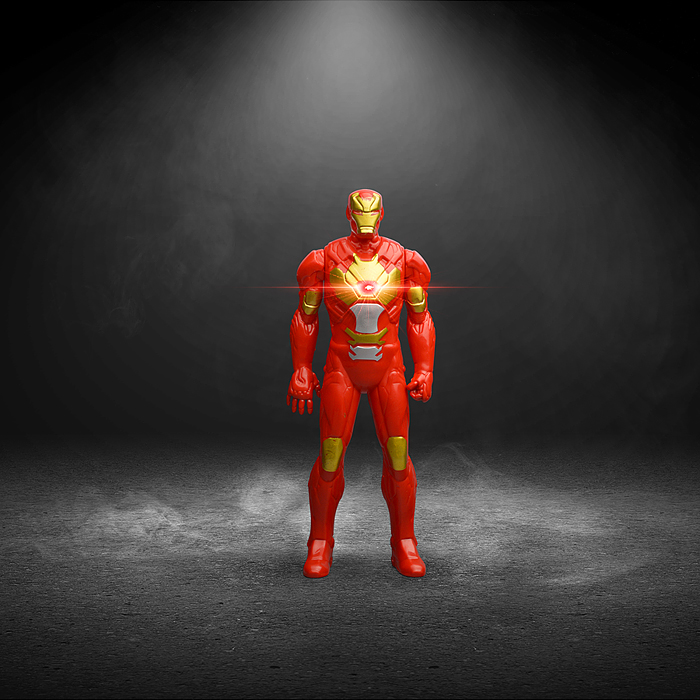 Фигурка "Железный человек" свет, коробка 17*6*30см - в кор.2*30шт