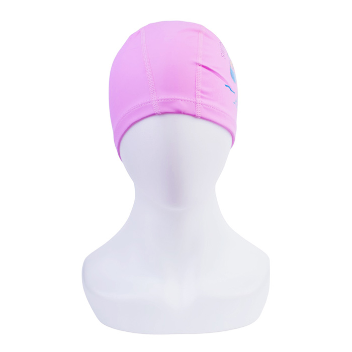 Шапочка для плавания 00-4088 с рисунком, цвет микс, в пакете